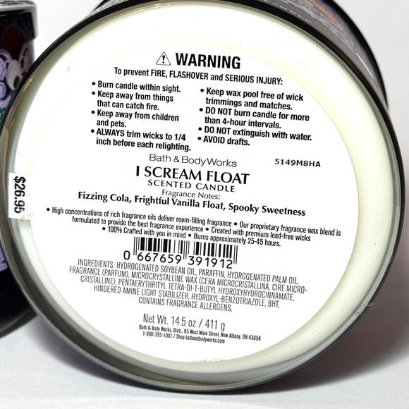 I SCREAM FLOAT 3-Wick Candle - Picture 3 of 5